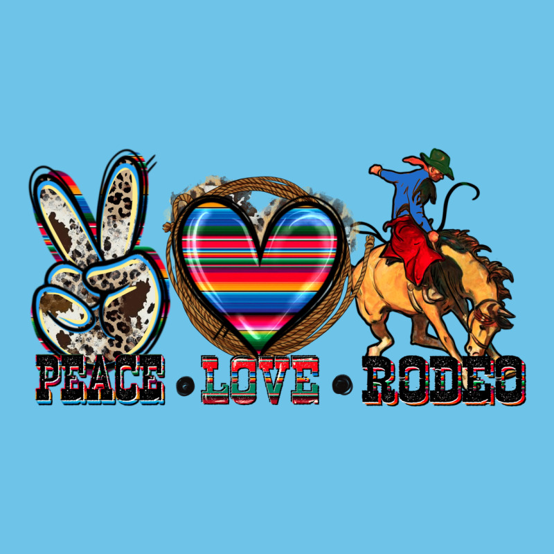 Peace Love Rodeo Premium Sweatshirt by Zillion Design Studio | Teevron