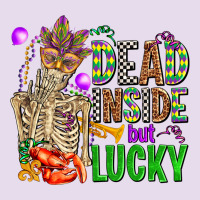 Mardi Gras Dead Inside But Lucky  With Skeleton Premium Hoodie | Teevron