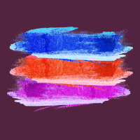 Blue Orange Purple Colored Triple Brush Strokes Urban Hoodie | Teevron