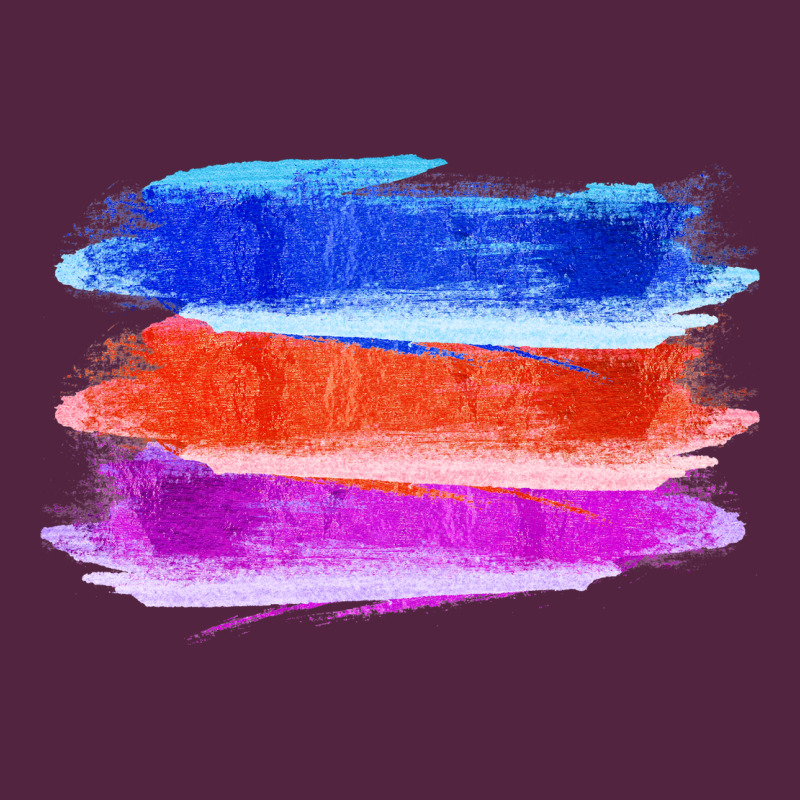 Blue Orange Purple Colored Triple Brush Strokes Urban Hoodie by Bettercallsaul | Teevron