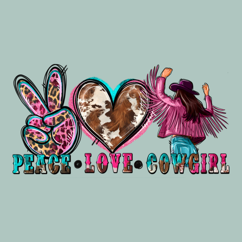 Peace Love Cowgirl Premium Sweatshirt by Zillion Design Studio | Teevron