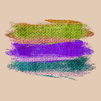 Green Purple Cyan Colored Triple Brush Strokes Urban Hoodie | Teevron