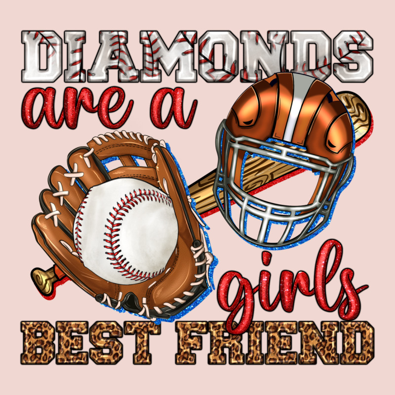 Diamonds Are A Girls Best Friend Baseball Premium Sweatshirt by texasbilliewilder | Teevron