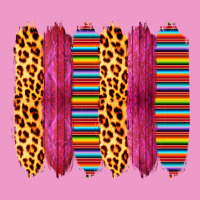 Pink Leopard Serape Brush Strokes Urban Hoodie | Teevron