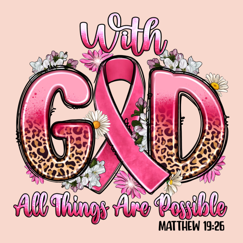 Breast Cancer With God All Things Are Possible Urban Hoodie by Artiststas | Teevron