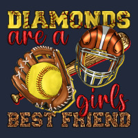 Diamonds Are A Girls Best Friend Softball Premium Sweatshirt | Teevron