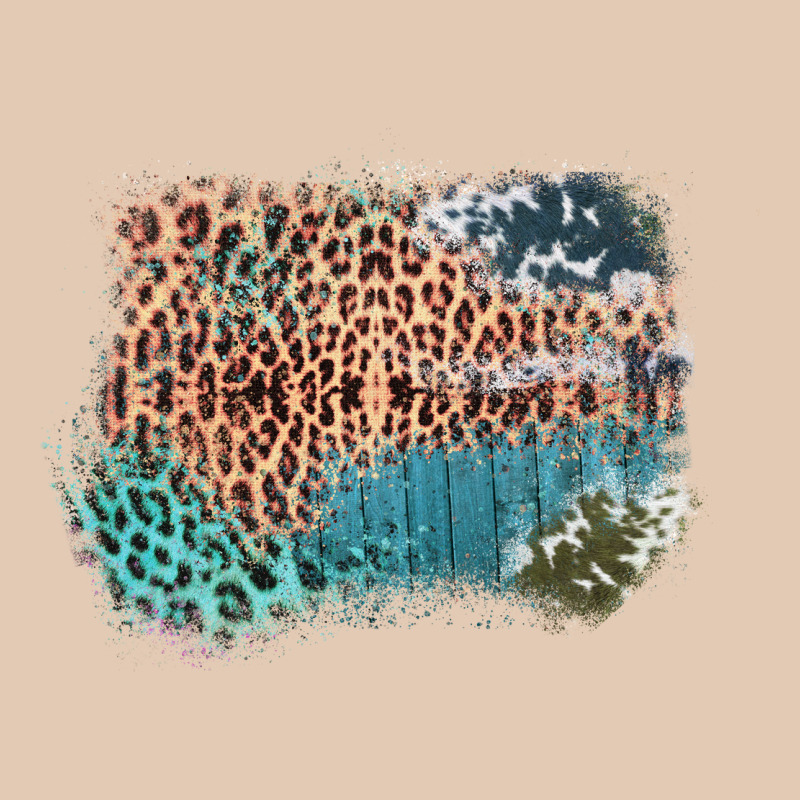 Leopard Wood Cowhide Pattern Mixed Western Frame Urban Hoodie by Bettercallsaul | Teevron