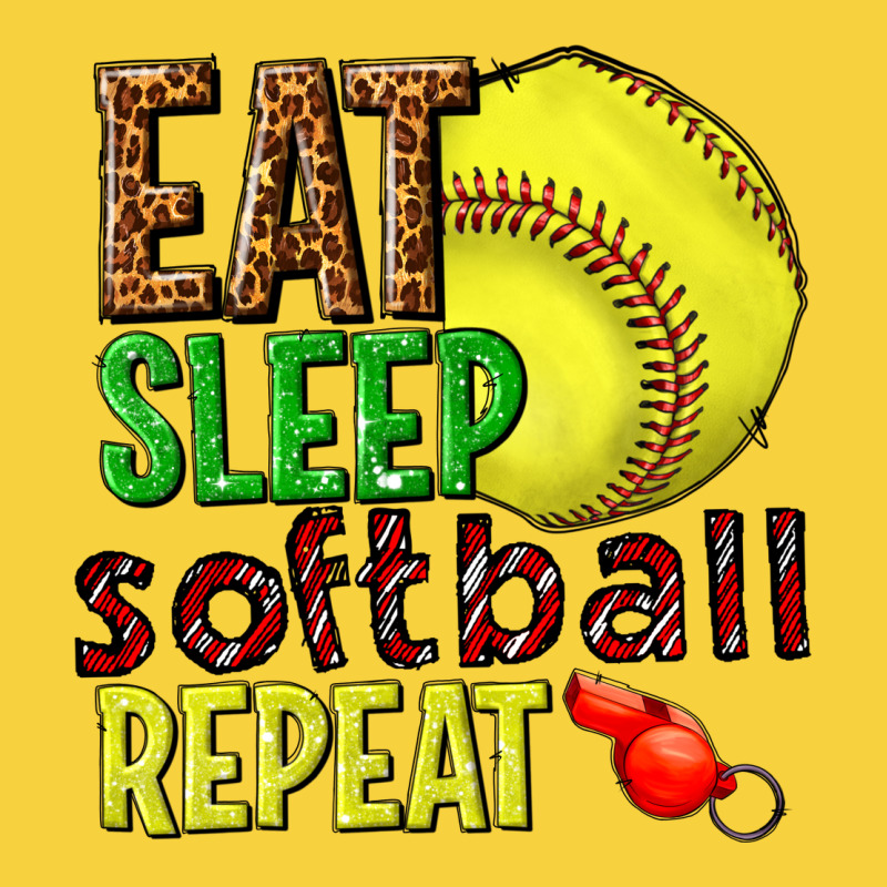 Eat Sleep Softball Repeat Premium Sweatshirt by texasbilliewilder | Teevron