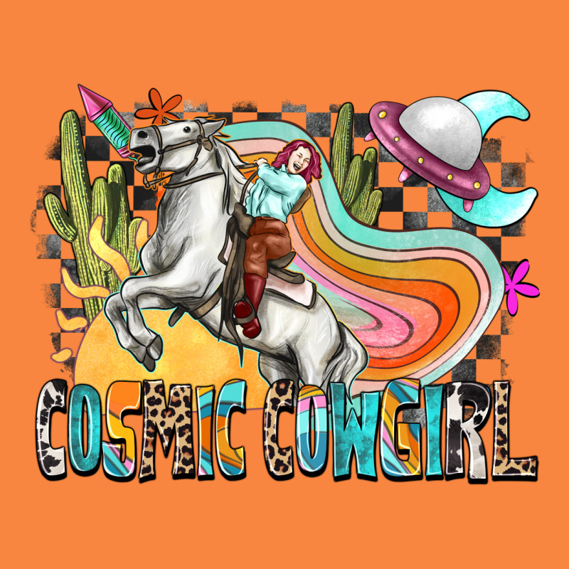 Cosmic Cowgirl Premium Sweatshirt by Zillion Design Studio | Teevron