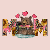 Mom Bear With Sunflowers Premium Sweatshirt | Teevron