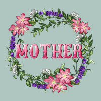 Mother With Floral Wreath Premium Sweatshirt | Teevron