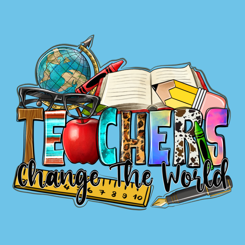 Teachers Change The World Premium Sweatshirt by Zillion Design Studio | Teevron