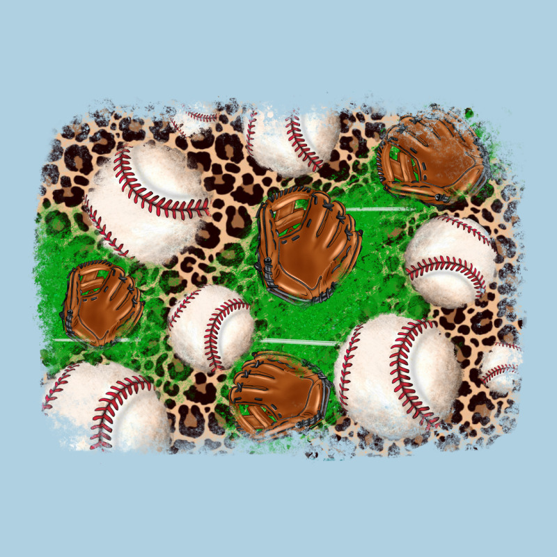 Baseball Glove Background Premium Hoodie by JahusDesignShop | Teevron