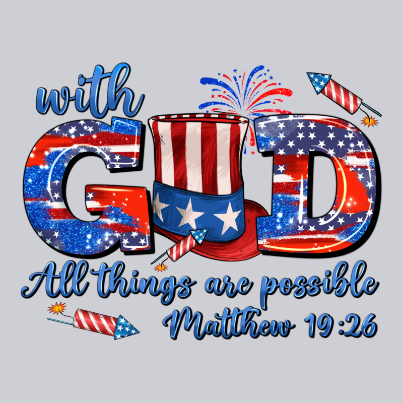 With God All Things Are Possible Usa Urban Hoodie by AdoDesignShop | Teevron