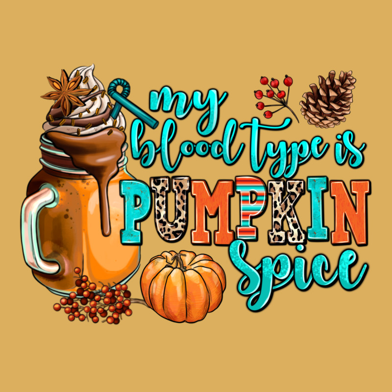 My Blood Type Is Pumpkin Spice Premium Hoodie by AdoDesignShop | Teevron