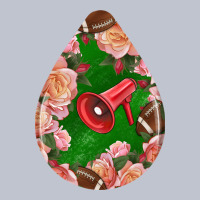 American Football And Western Roses Teardrop Premium Hoodie | Teevron