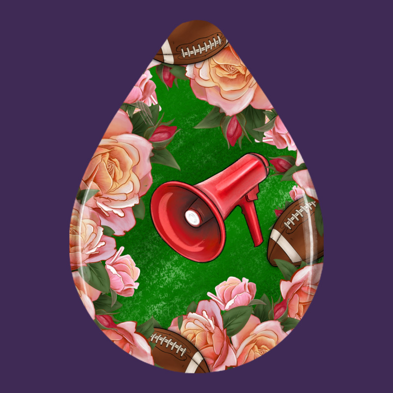 American Football And Western Roses Teardrop Premium Hoodie by BundleAndBundleShop | Teevron