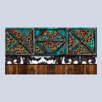 Rusty Sunflowers With Cowhide And Turquoise Premium Sweatshirt | Teevron