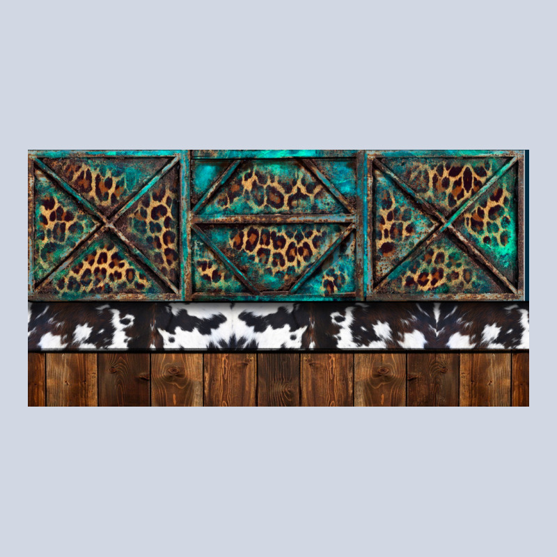 Rusty Sunflowers With Cowhide And Turquoise Premium Sweatshirt by RanaPortraitStore | Teevron
