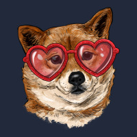 Shiba Inu With Love Glasses Premium Sweatshirt | Teevron