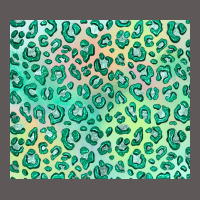 Green Leopard Glitter Premium Hoodie | Teevron