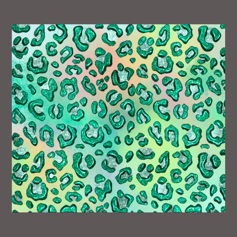 Green Leopard Glitter Premium Hoodie by JahusDesignShop | Teevron