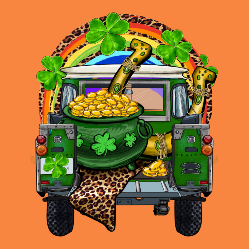 St Patrick's Day Truck With Pot Of Gold Horseshoe And Rainbow Premium Sweatshirt by RanaPortraitStore | Teevron