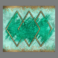 Green Glitter Premium Hoodie | Teevron