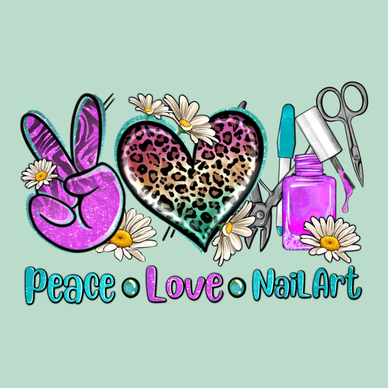 Peace Love Nail Art Premium Hoodie by AdoDesignShop | Teevron