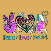 Peace Love Nail Art Premium Hoodie | Teevron