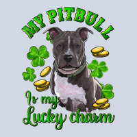 St. Patrick's Day My Pitbull Is My Lucky Charm Premium Sweatshirt | Teevron