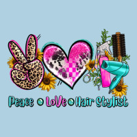 Peace Love Hair Stylist Premium Hoodie | Teevron