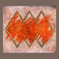 Orange Glitter Premium Hoodie | Teevron
