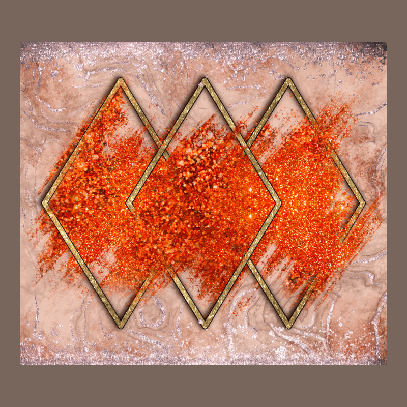 Orange Glitter Premium Hoodie by JahusDesignShop | Teevron