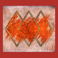 Orange Glitter Premium Hoodie | Teevron