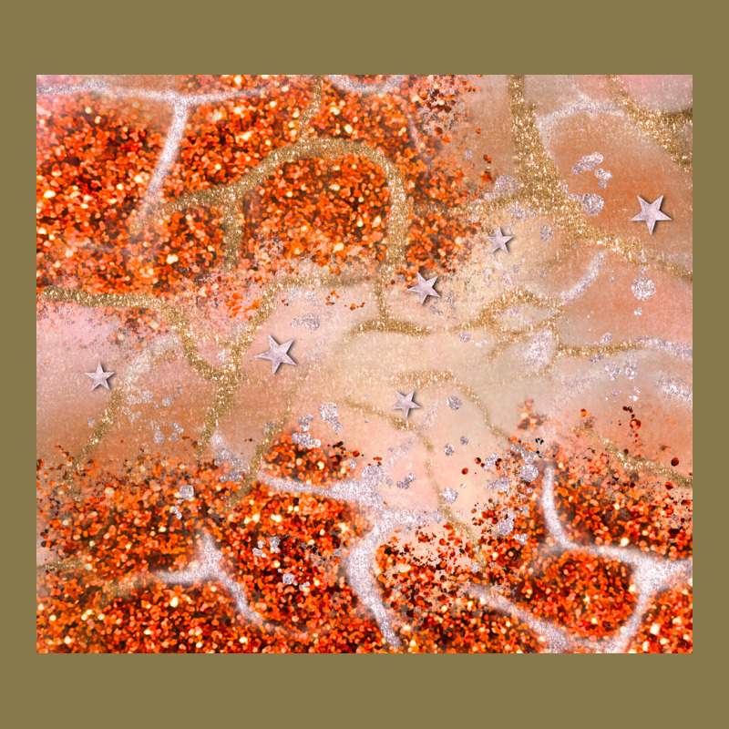Orange Glitter Premium Hoodie by JahusDesignShop | Teevron