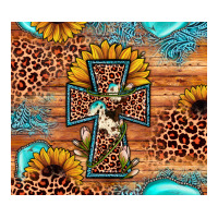 leopard cross sunflower | Teevron