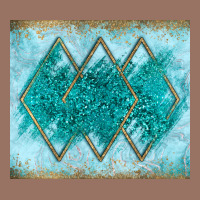 Turquoise Glitter Premium Hoodie | Teevron