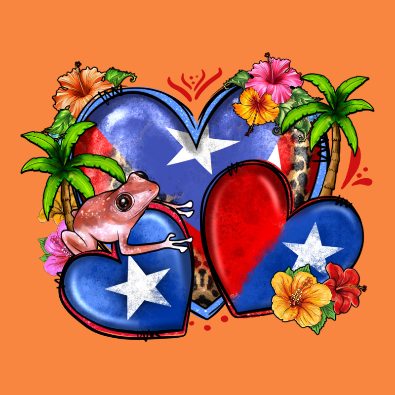 Puerto Rico Hearts Premium Sweatshirt by Zillion Design Studio | Teevron