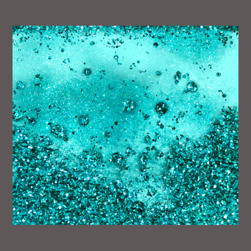 Turquoise Glitter Premium Hoodie by JahusDesignShop | Teevron