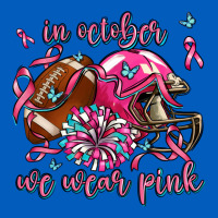 In October We Wear Pink Football Urban Hoodie | Teevron