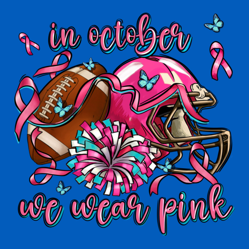 In October We Wear Pink Football Urban Hoodie by AdoDesignShop | Teevron