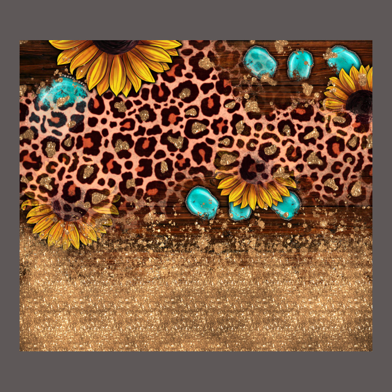 Leopard Glitter Sunflower Gemstone Premium Hoodie by JahusDesignShop | Teevron