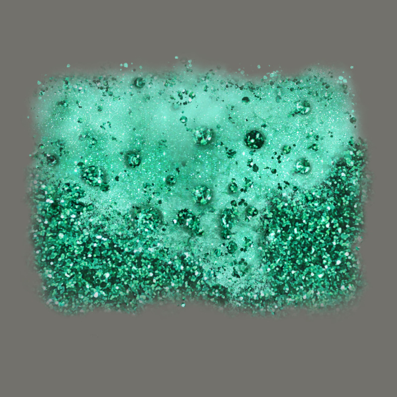 Green Glitter Background Premium Hoodie by JahusDesignShop | Teevron