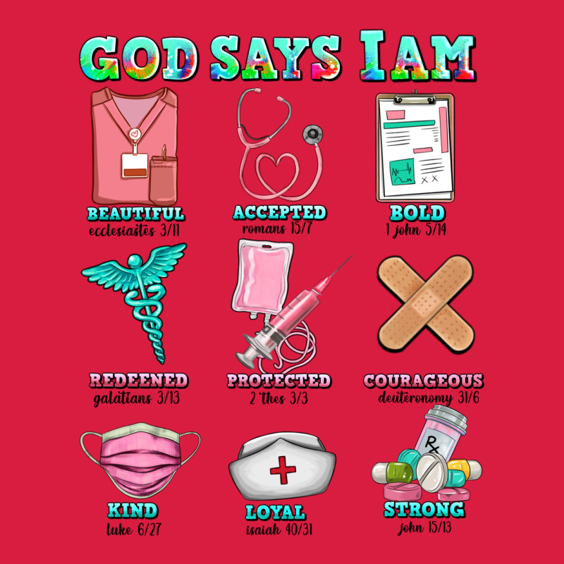 Nurse God Says I Am  Nurse Elements Premium Hoodie by AdoDesignShop | Teevron