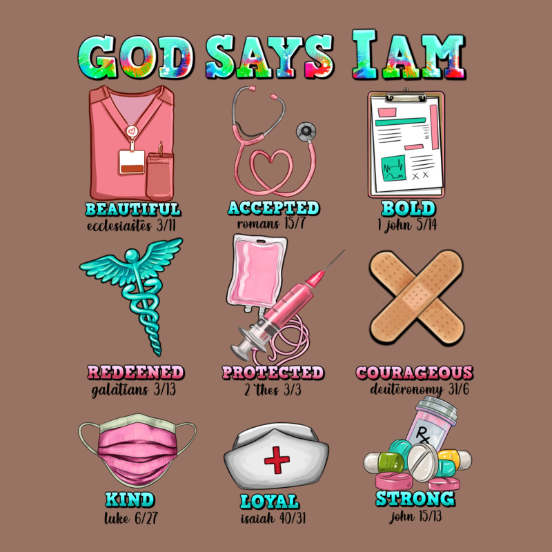 Nurse God Says I Am  Nurse Elements Premium Hoodie by AdoDesignShop | Teevron