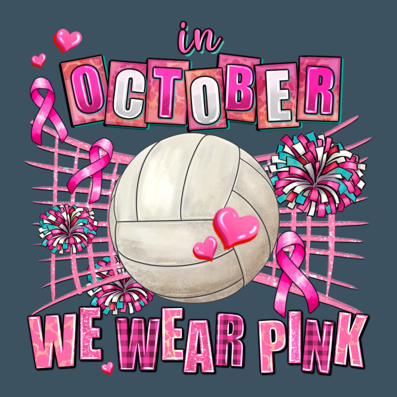 In October We Wear Pink Volleyball Urban Hoodie by AdoDesignShop | Teevron
