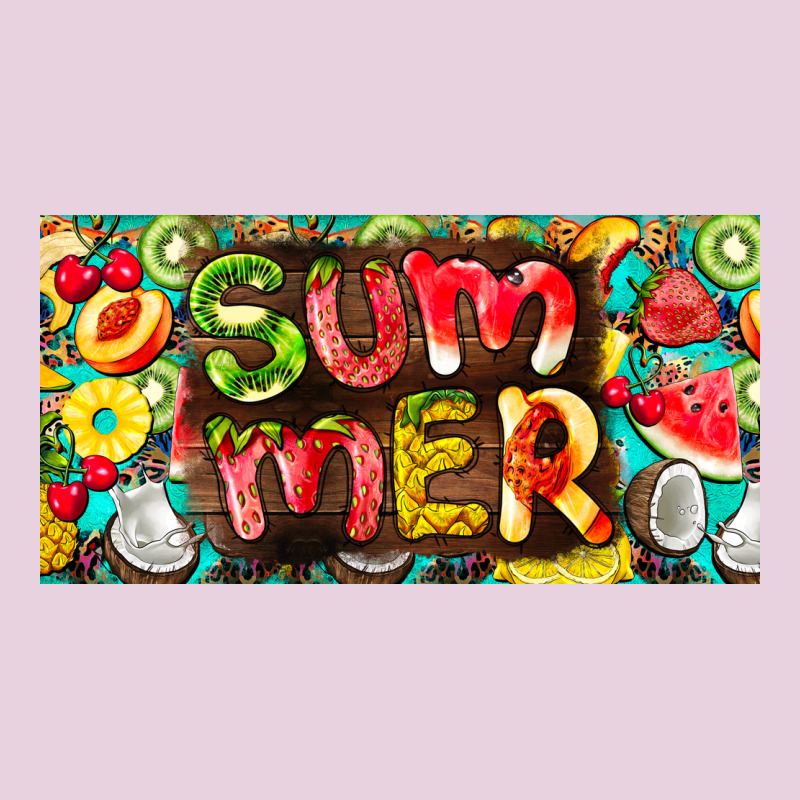 Summer With Fruits License Plate Classic Tee by BarkalooDesign | Teevron