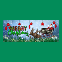 Merry Christmas With Santa Sleigh Urban Hoodie | Teevron