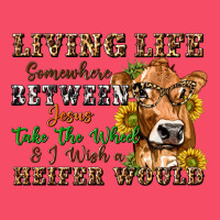 Living Life Somewhere Between Jesus Take The Wheel Premium Sweatshirt | Teevron